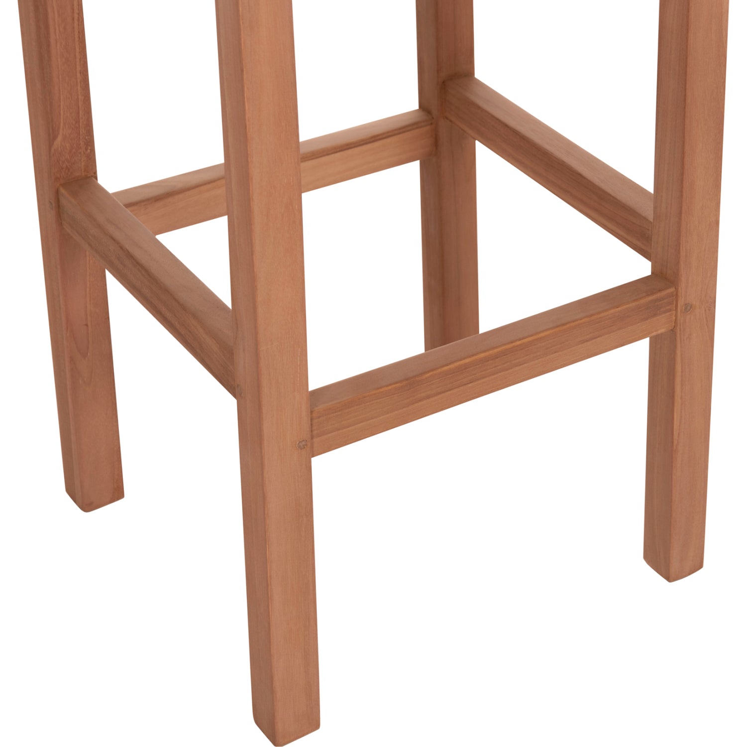 SET BAR TABLE WITH 4 BAR STOOLS NIKOL HM10916 TEAK WOOD IN NATURAL COLOR