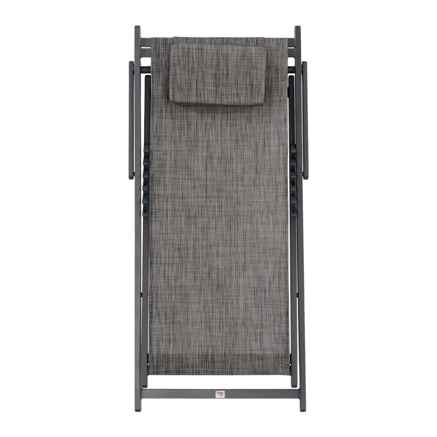 LOUNGE CHAIR PROFESSIONAL KEA HM5076.10 ALUMINUM & TEXTILENE IN GREY COLOR 59,5x102,5x94Hcm.