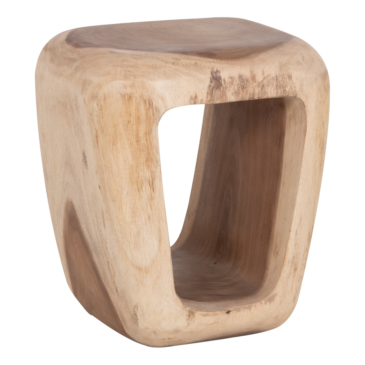 STOOL DENS HM18451 SUAR WOOD IN NATURAL 38x34x48Hcm.