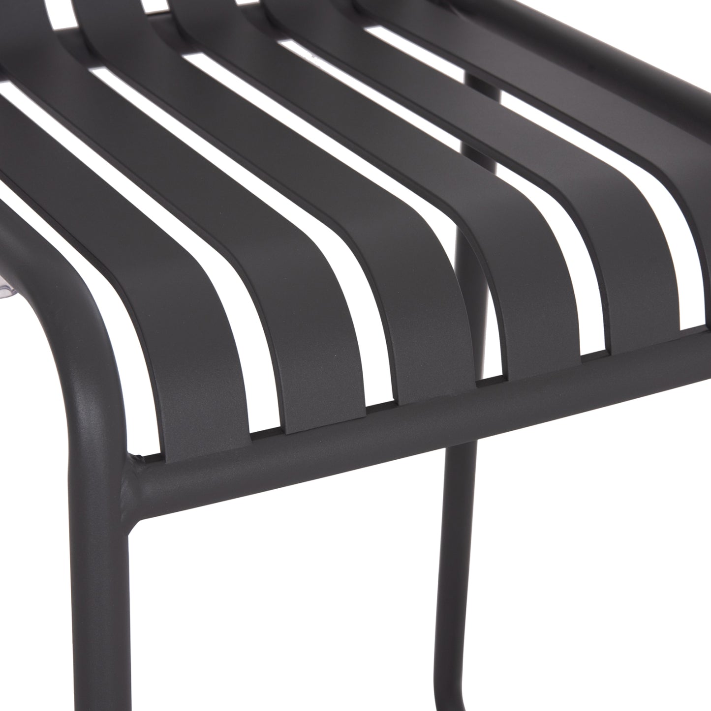 BAR STOOL ALUMINUM RACHEL HM6341.01 GREY COLOR 47x56.5x98.5Hcm.