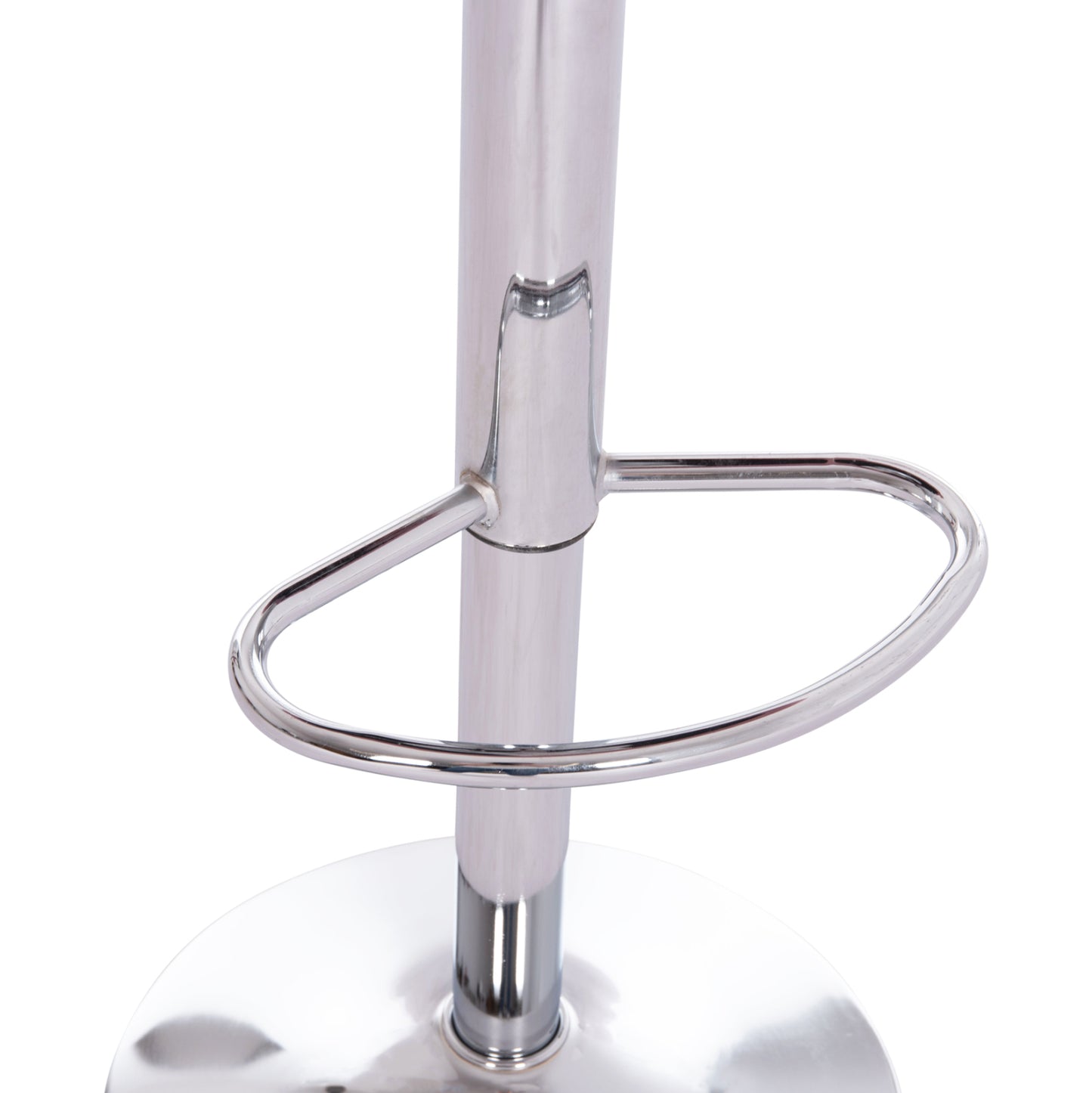 BAR STOOL ROSE HM204.42 CHROMED BASE & SUSPENSION & DUSTY PINK VELVET 48x45x105Hcm.