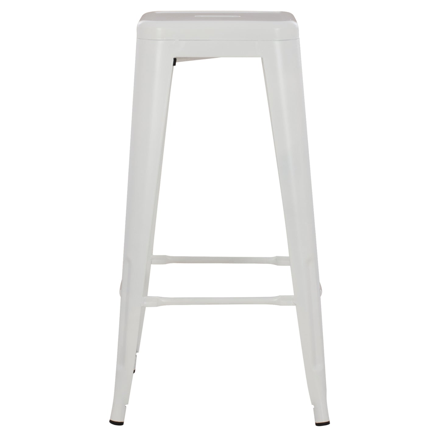 BAR STOOL MELITA-PRO HM8642.41 METAL IN MATTE WHITE 43x43x78Hcm.
