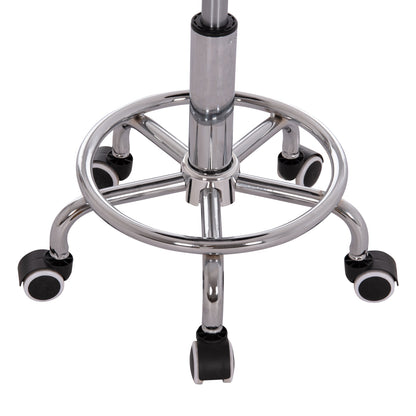 OFFICE DESIGNER'S SWIVEL STOOL IRIS HM212.21 BLACK PU Φ32x45-60Hcm.