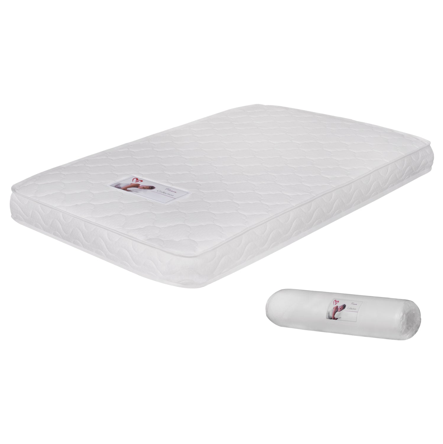 Mattress with Foam 150x200x15H-- HM374.05 (Roll Packing)