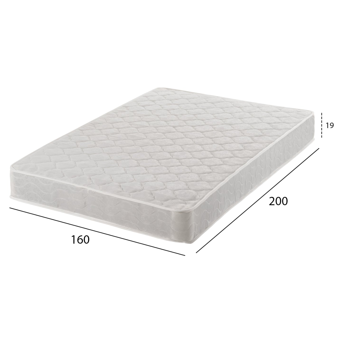 MATTRESS WITH CONTINUOUS SPRING HM669.06 DOUBLE-SIDED 160x200cm.
