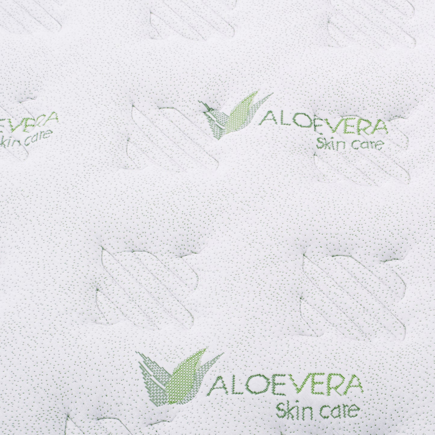 MATTRESS CONTINUOUS SPRING WITH MATTRESS PAD ALOE VERA 140X200 HM372.13 SINGLE SIDE