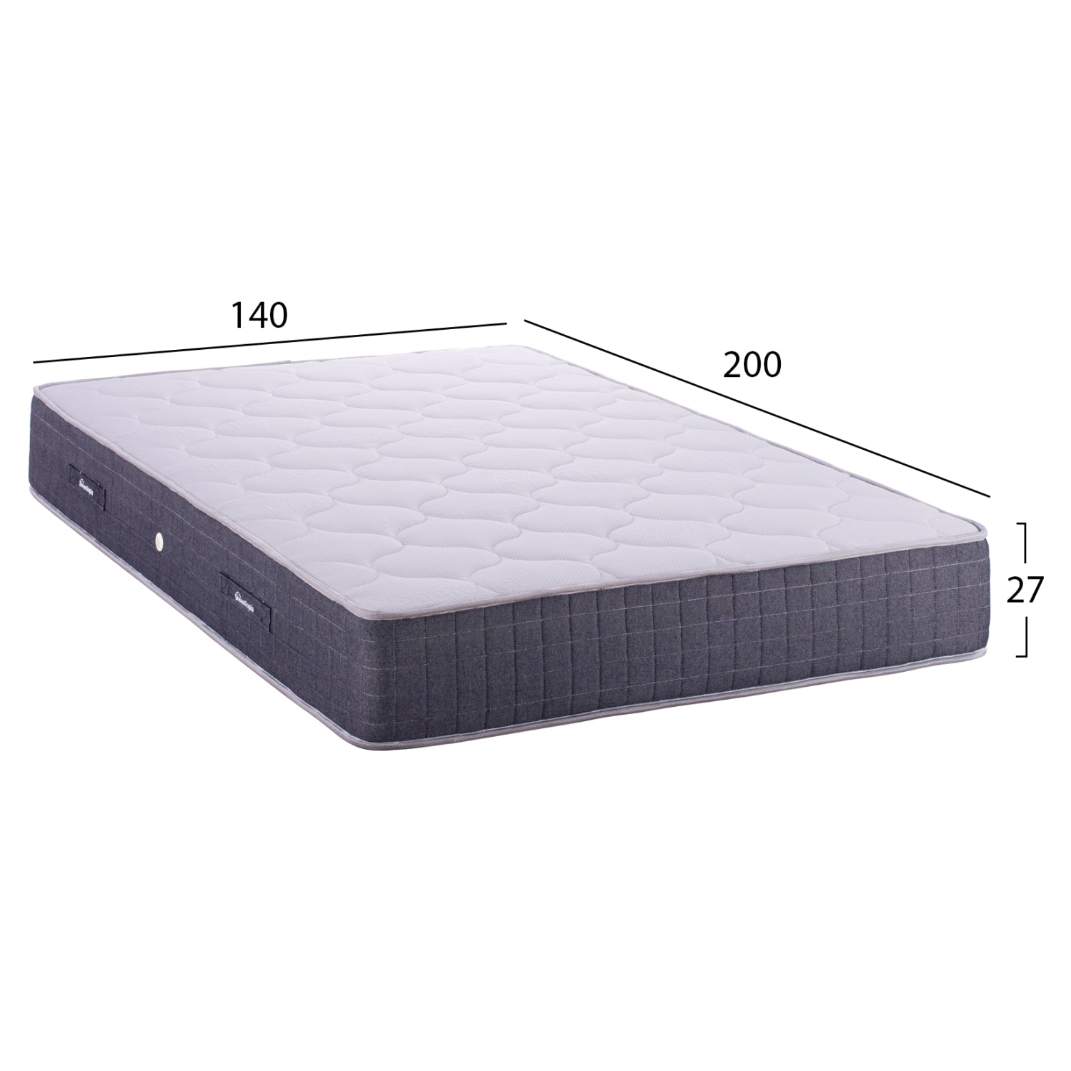 HM656.140 DREAMTOPIA MATTRESS, SERIES CLOUD09, BONNELL SPRING, 140x200x27Ηcm