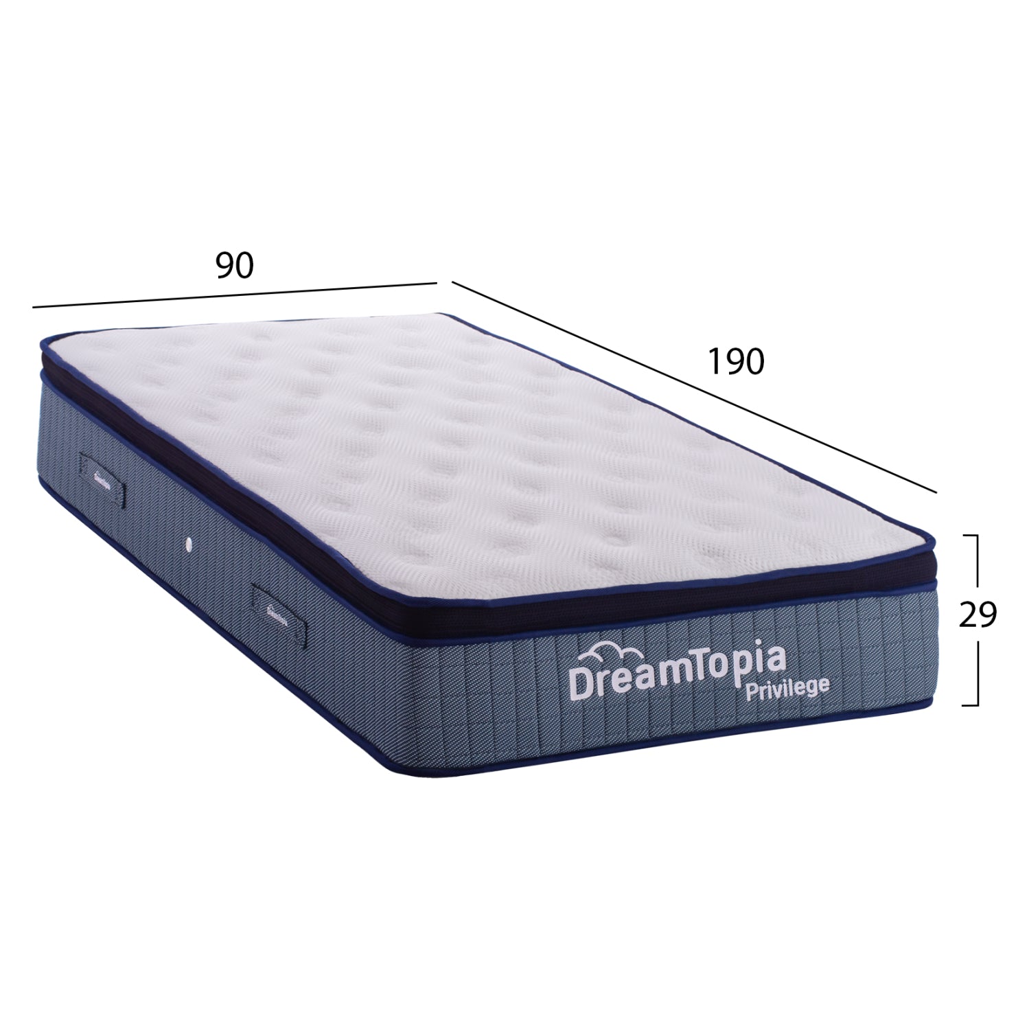 HM660.90 DREAMTOPIA mattress, series PRIVILEGE, 90X190x29H