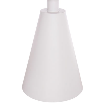 OUTDOOR ROUND SIDE TABLE SERA HM6270.02 ALUMINUM IN WHITE Φ50x56Hcm.