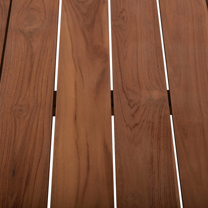 OUTDOOR RECTANGULAR COFFEE TABLE SERIES KIOTO HM6384 TEAK WOOD IN NATURAL 130x70x40Hcm.
