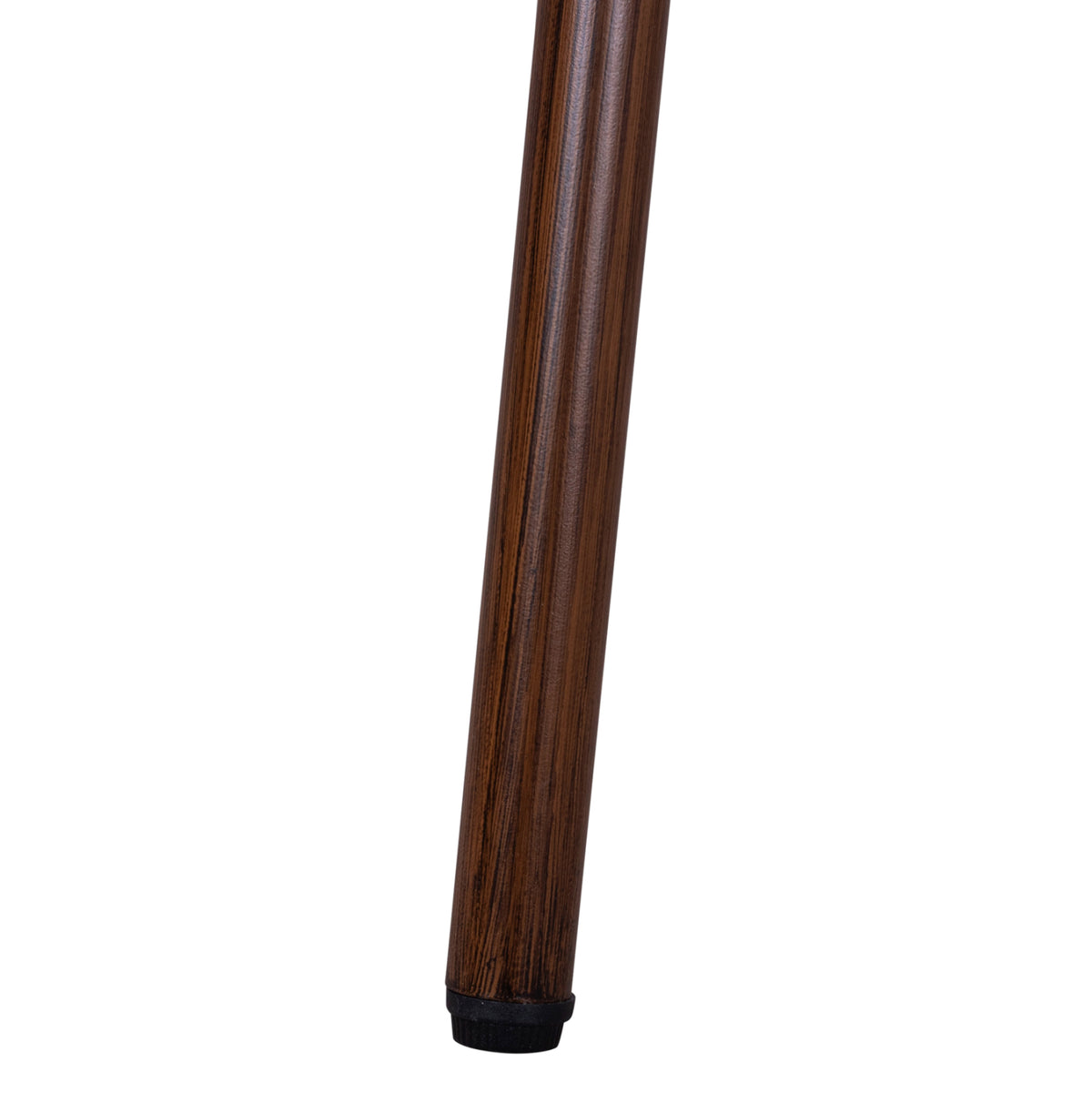 ΤΡΑΠΕΖΙ ΑΛΟΥΜΙΝΙΟΥ HARLOW 70X70X76Υ ΜΕ ΟΨΗ BAMBOO HM5568.03 ΚΑΦΕ ΜΕ ΓΥΑΛΙ