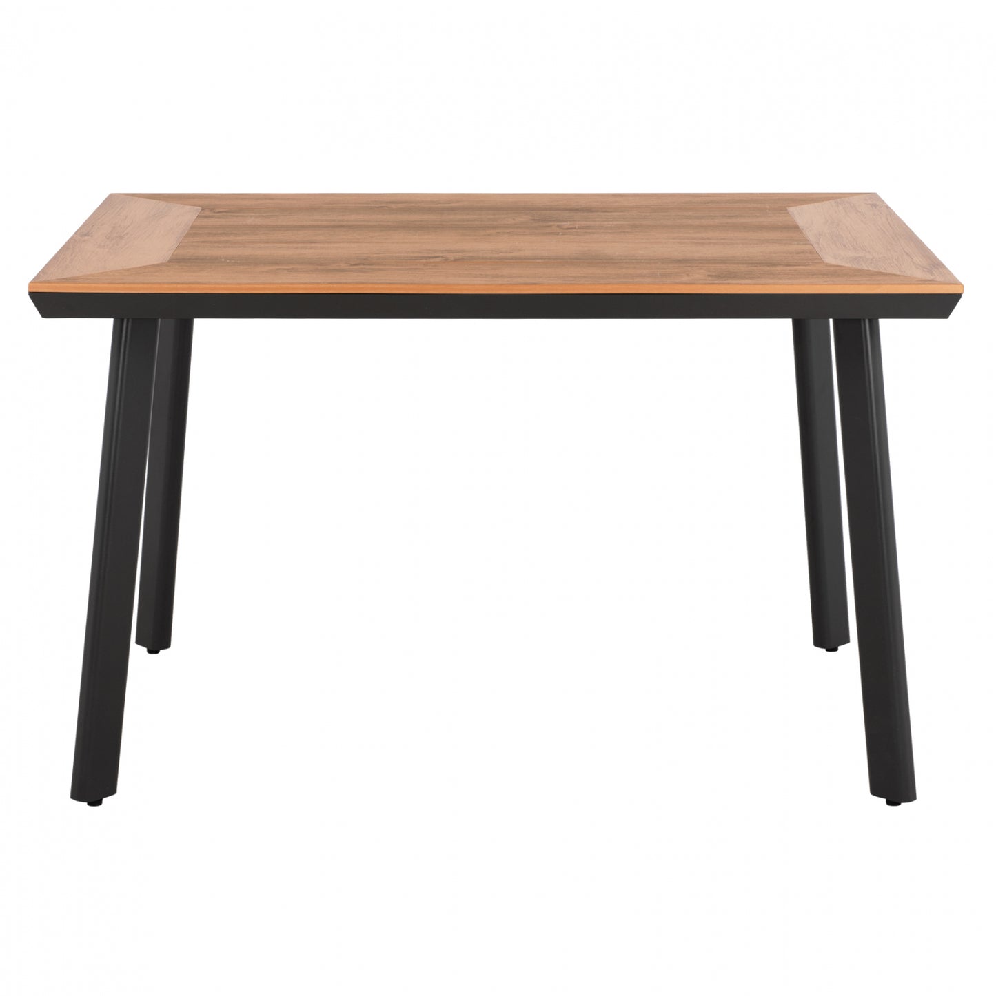 ALUMINUM DINING TABLE TABER HM5562.02 DARK GREY WITH POLYWOOD TOP 120x80x72.5Hcm.