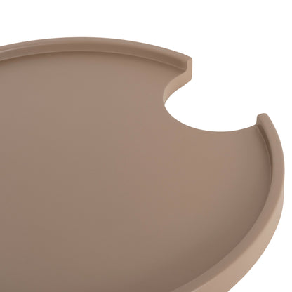 OUTDOOR ROUND SIDE TABLE TEROC HM6433.03 ALUMINUM IN CAPPUCCINO Φ47x53Hcm.