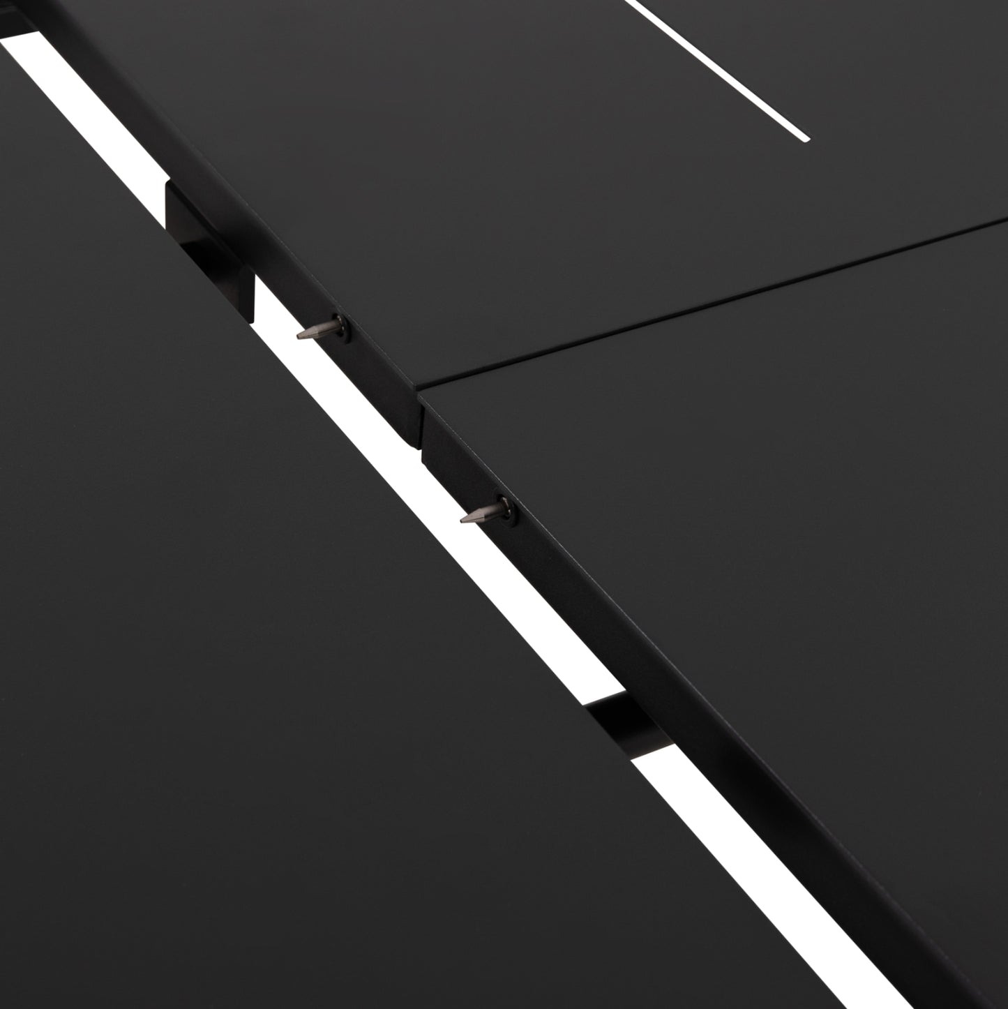 DINING TABLE EXTENDABLE SYMPO HM6415.01 GREY ALUMINUM 220-300x100x75Hcm.