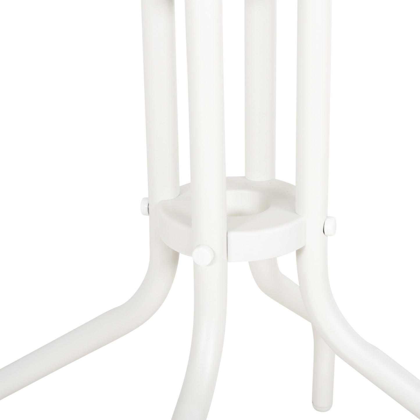 OUTDOOR ROUND TABLE LINO HM5973.02 METALLIC IN WHITE Φ60x70Hcm.