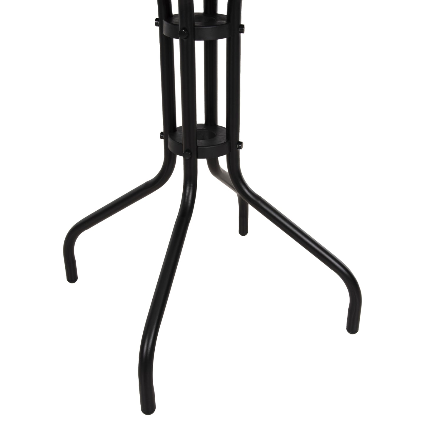 OUTDOOR ROUND TABLE BLACK HM5973.03 METALLIC IN BLACK Φ60x70Hcm.
