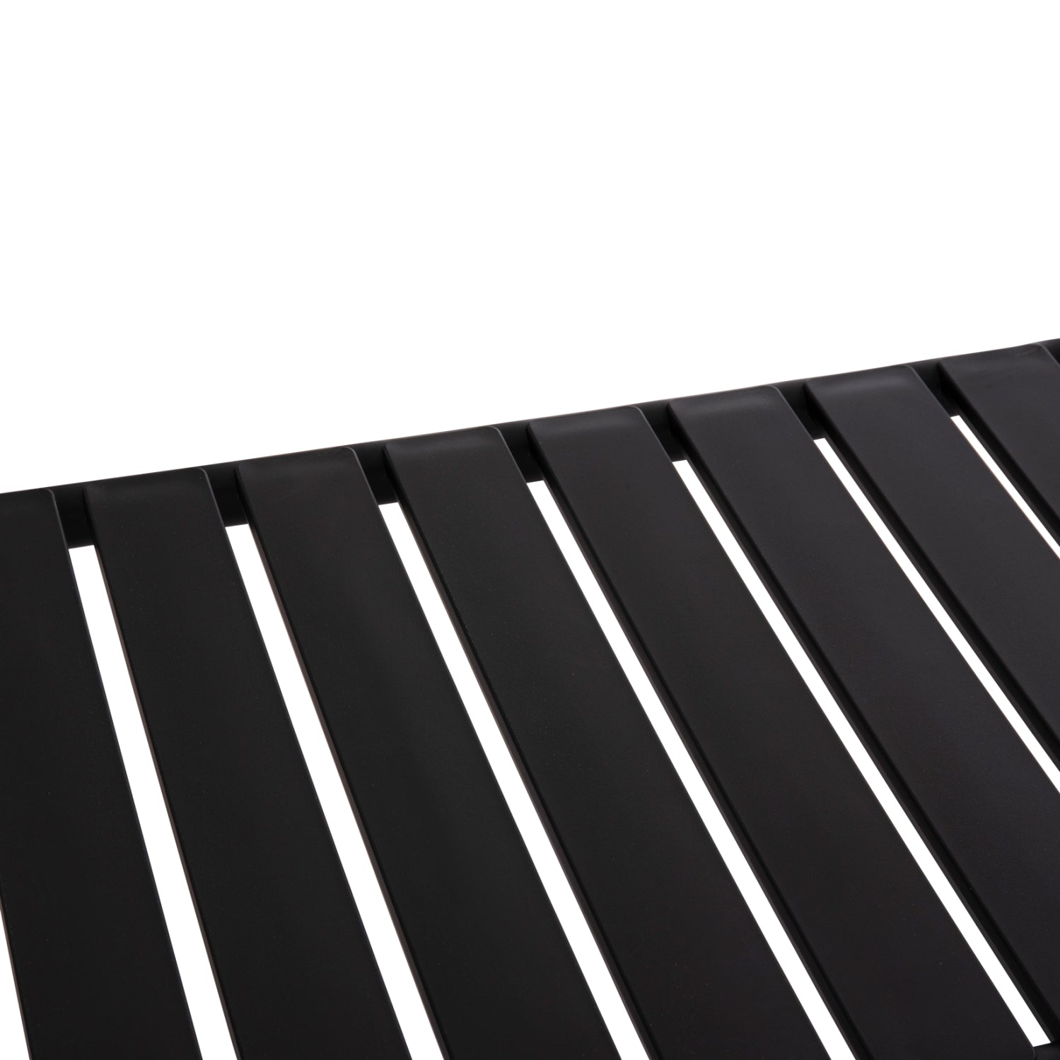 OUTDOOR COFFEE TABLE KORVER HM6334.02 POLYPROPYLENE IN BLACK 100x60x46Hcm.