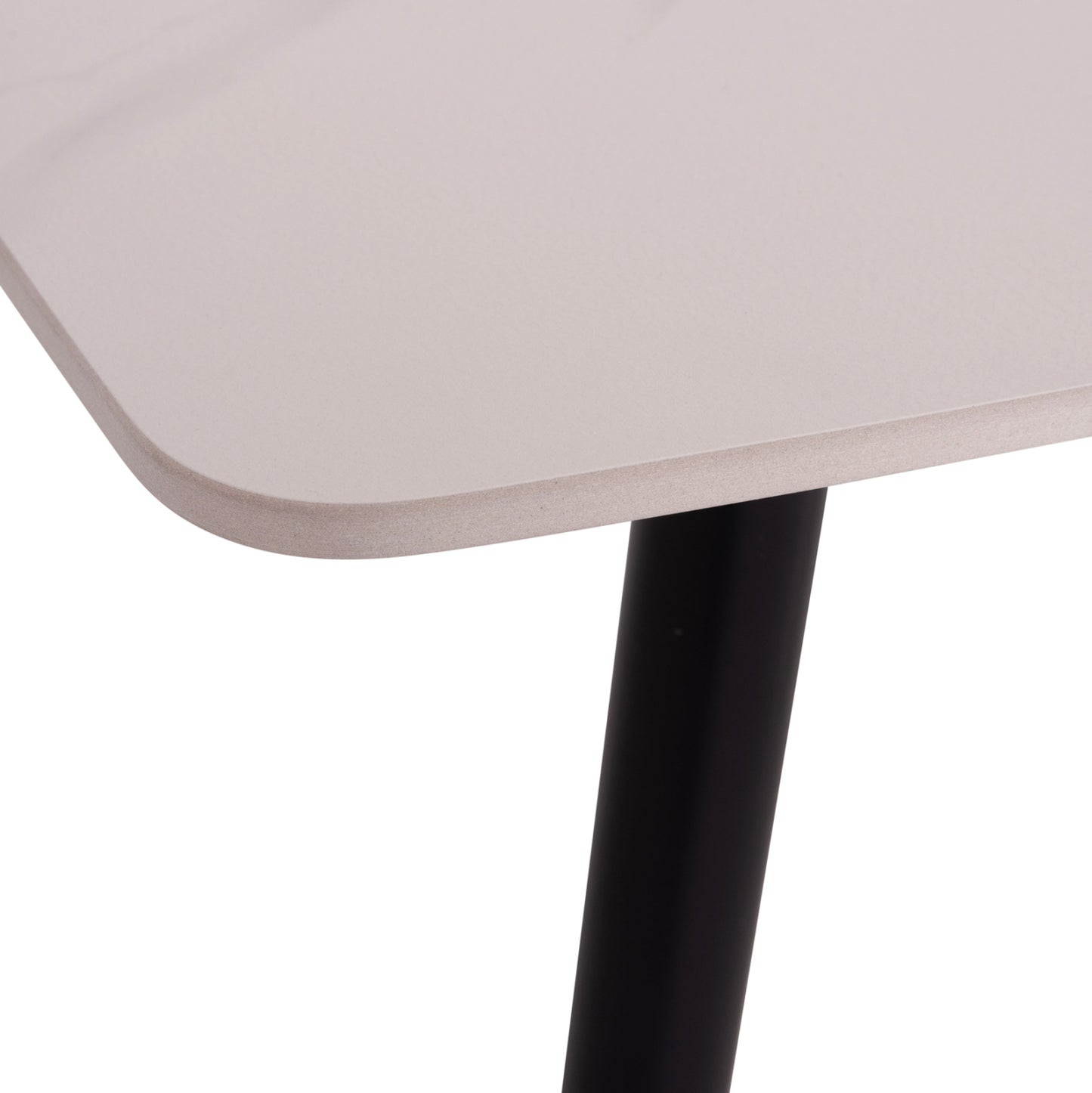 DINING TABLE RAVEN HM18150.01 CERAMIC TOP IN WHITE MARBLE-LOOK 160x80x74Hcm.