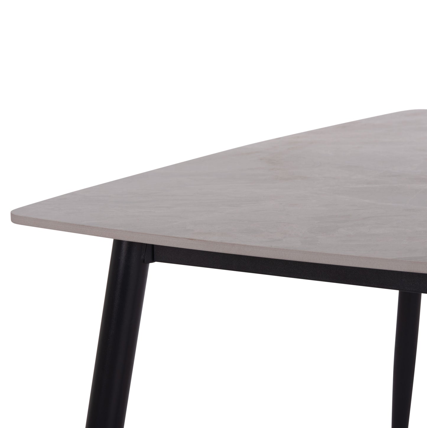 DINING TABLE RAVEN HM18150.13 CERAMIC TOP IN GREY MARBLE LOOK 160x80x74Hcm.