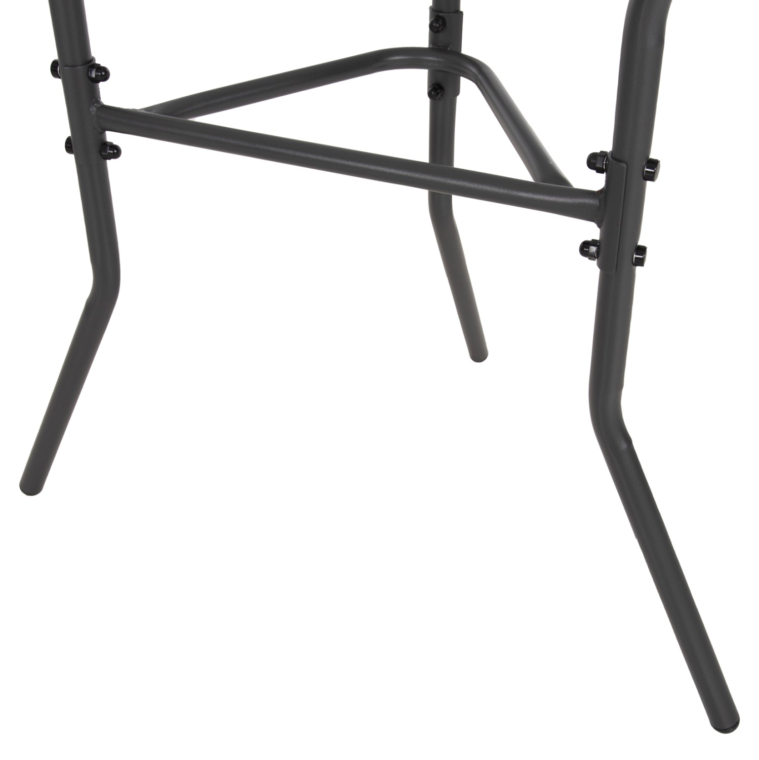 SEMICIRCULAR TABLE LIMA HM5967.01 METAL IN GREY WITH GLASS TOP 70x40x64,5Hcm.