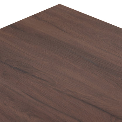 DINING TABLE KELVIN HM2427.14 MELAMINE IN WALNUT 80x80x77Hcm.