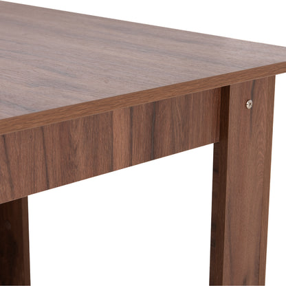 DINING TABLE KELVIN HM2427.14 MELAMINE IN WALNUT 80x80x77Hcm.