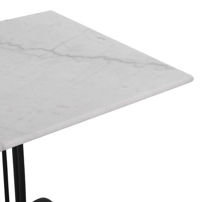 Table with 3 legs from cast iron HM5611 with marble 70x70