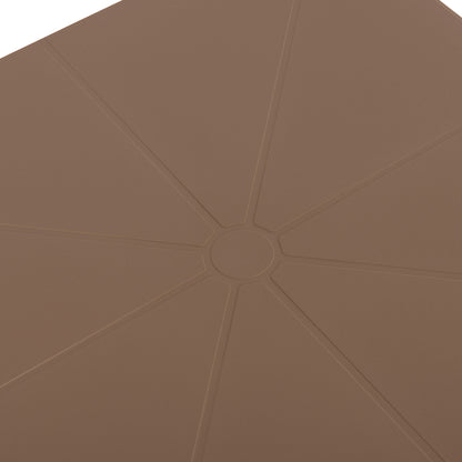 SQUARE POLYPROPYLENE TABLE TERRIN HM6125.14 CAPPUCCINO 60x60x75Hcm.