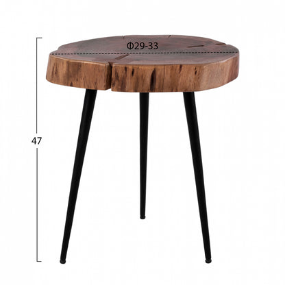 3-LEG COFFEE TABLE PAXTON HM8369.11 SOLID ACACIA NATURAL