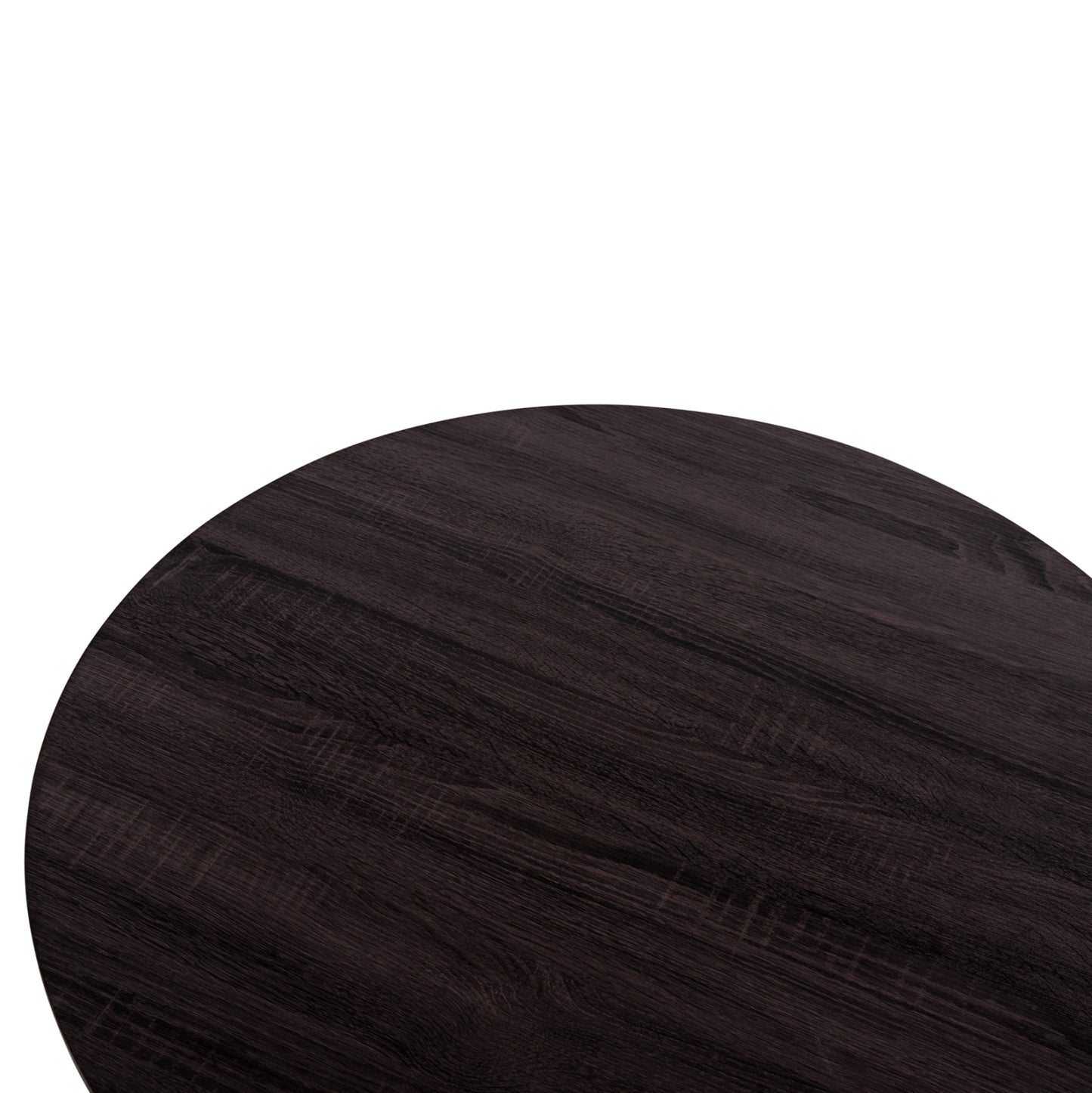 COFFEE TABLE SEWELL HM18033 MDF IN ZEBRANO-METAL LEGS-RATTAN IN NATURAL Φ80x46Hcm.