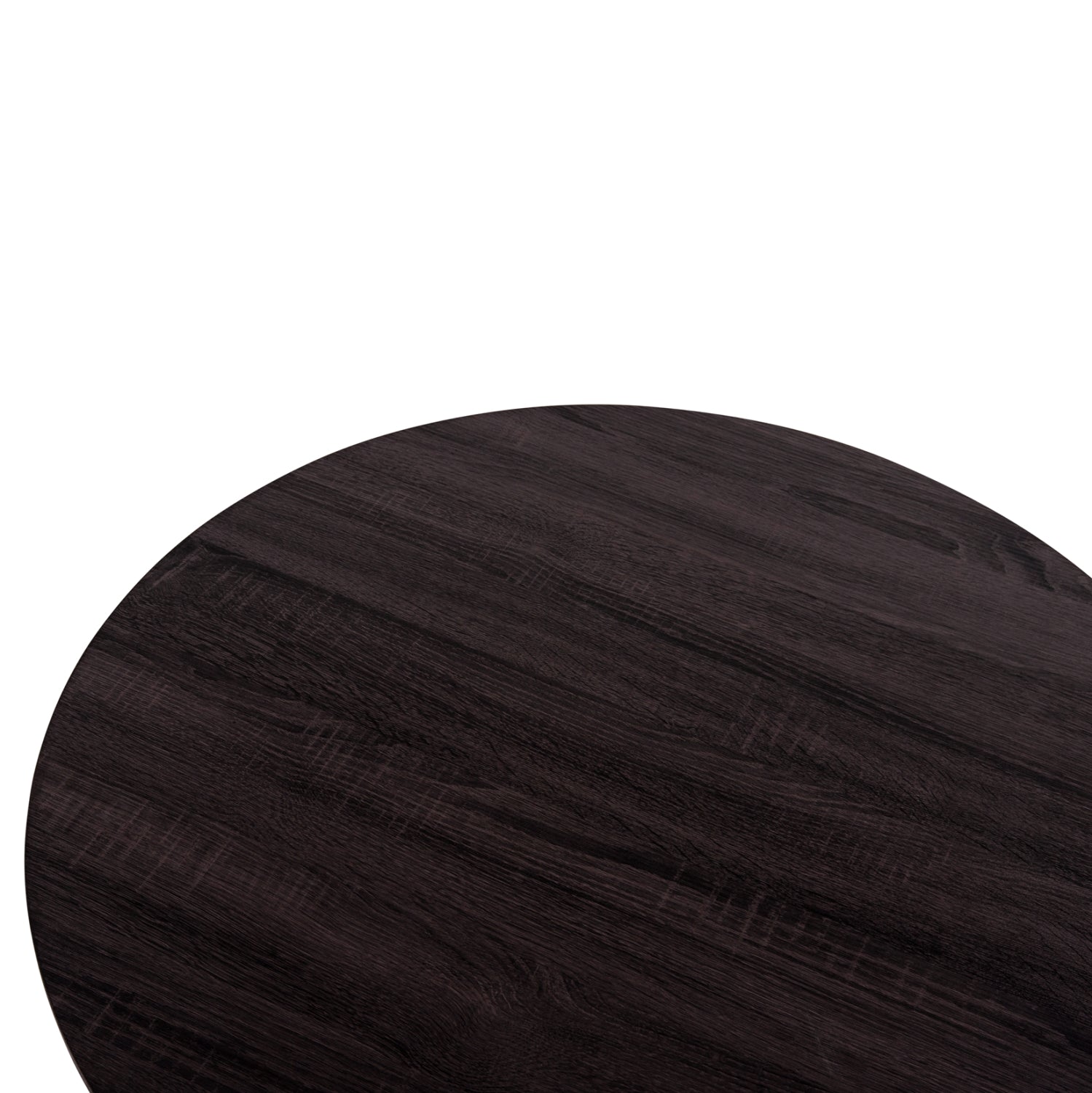 COFFEE TABLE SEWELL HM18033 MDF IN ZEBRANO-METAL LEGS-RATTAN IN NATURAL Φ80x46Hcm.