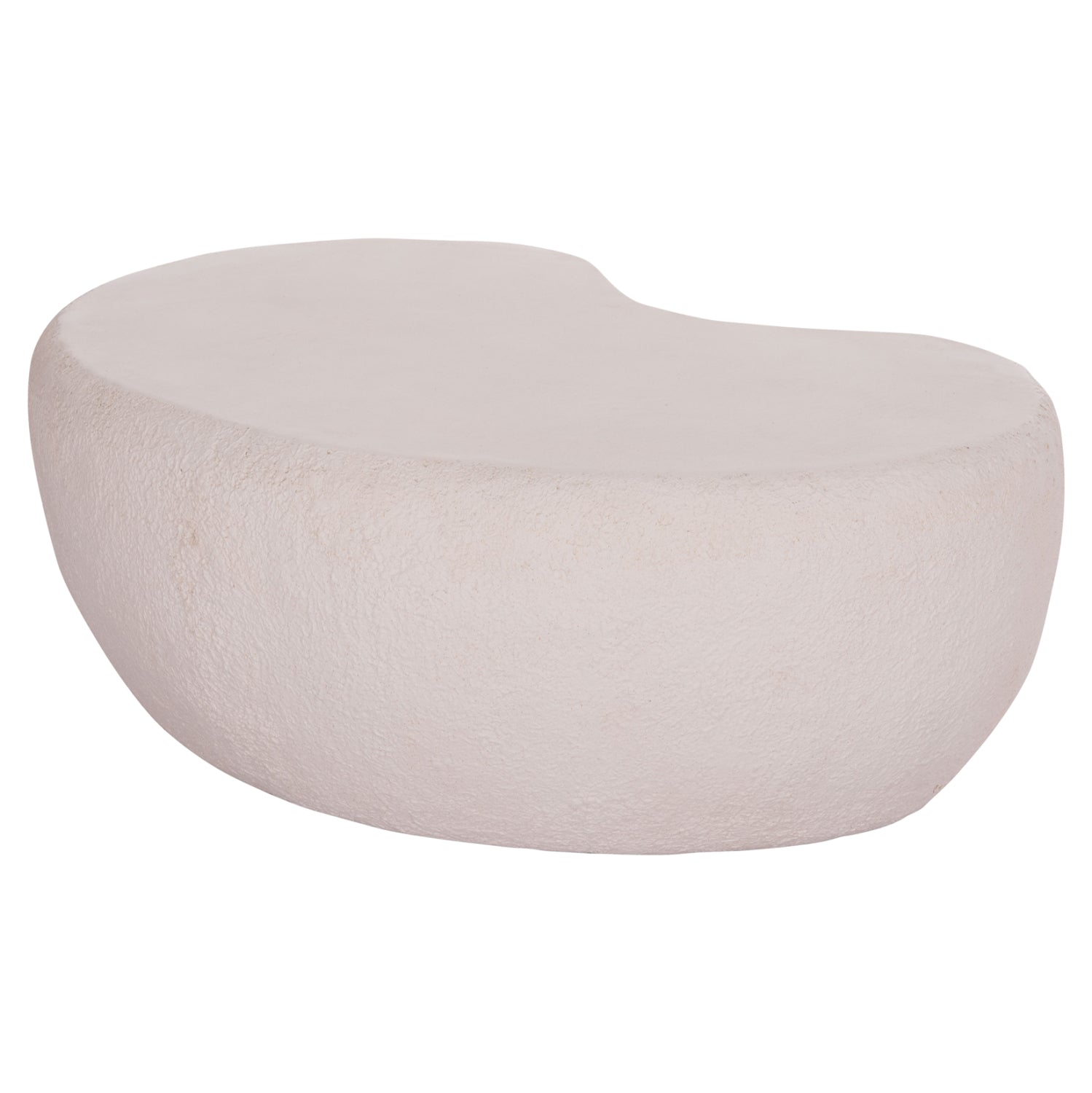 COFFEE TABLE GERSON HM18151.02L FIBER CEMENT IN WHITE--122x78,5x40Hcm.