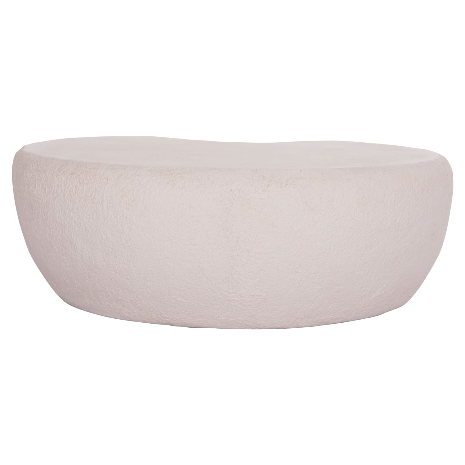 COFFEE TABLE GERSON HM18151.02L FIBER CEMENT IN WHITE--122x78,5x40Hcm.