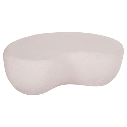 COFFEE TABLE GERSON HM18151.02S FIBER CEMENT IN WHITE--104x72x40Hcm.