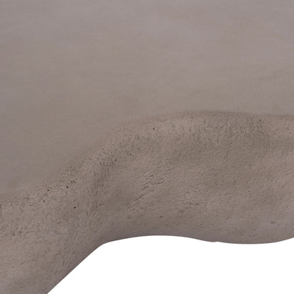 COFFEE TABLE GERSON HM18151.03L FIBER CEMENT IN GREY--122x78,5x40Hcm.
