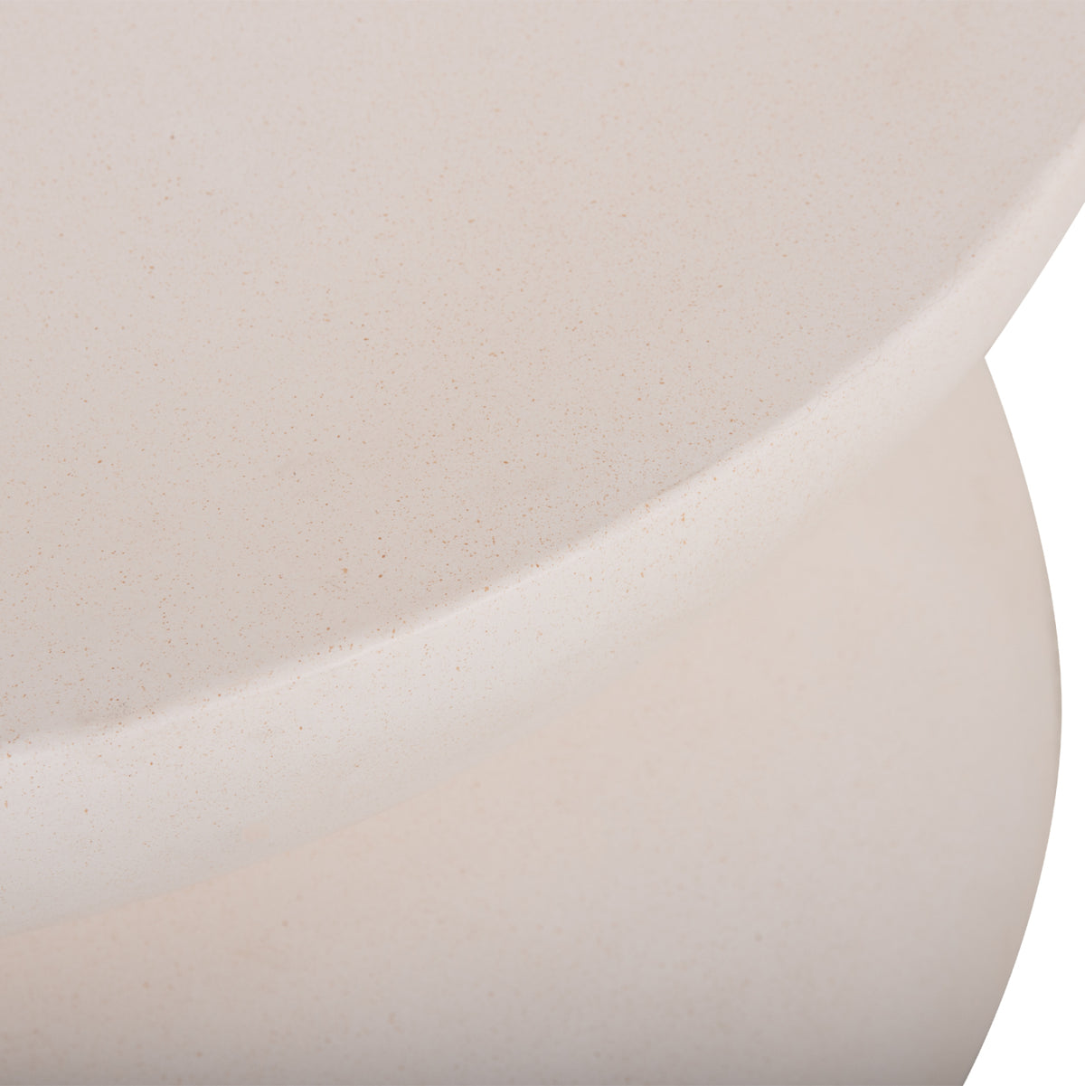 ΤΡΑΠΕΖΙ ΣΑΛΟΝΙΟΥ ANNA HM18158.02 FIBER CEMENT ΣΕ ΛΕΥΚΟ--Φ92x44.5Υεκ