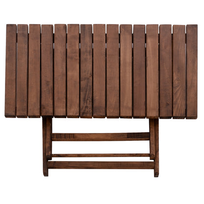 DIRECTOR'S TABLE LEMNOS OF SOLID BEECH WOOD IN WALNUT HM5652.01 101,5x63x75 cm.