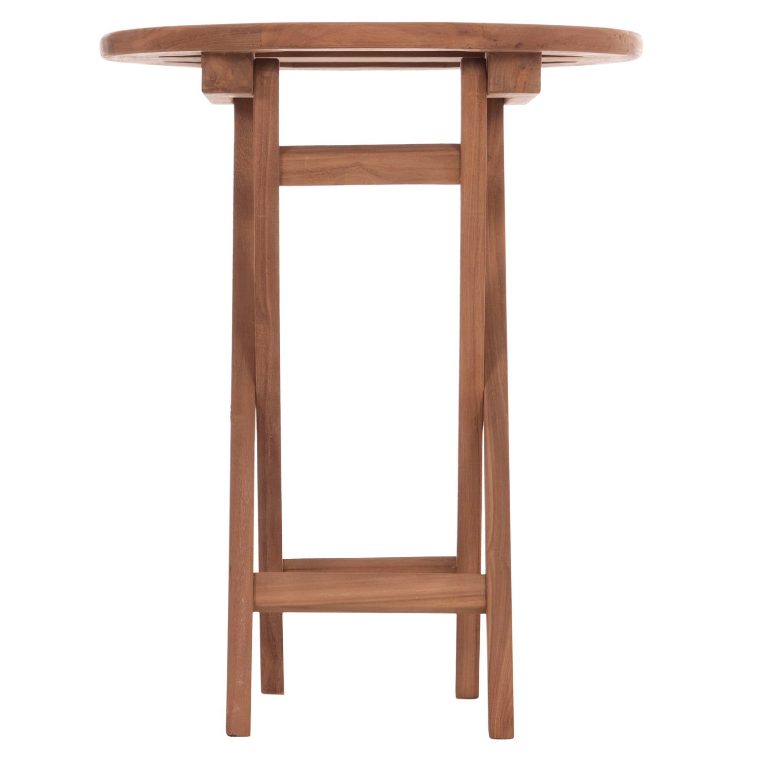 FOLDABLE ROUND TABLE ERIS HM18119 TEAK WOOD--NATURAL COLOR Φ60x75Hcm.