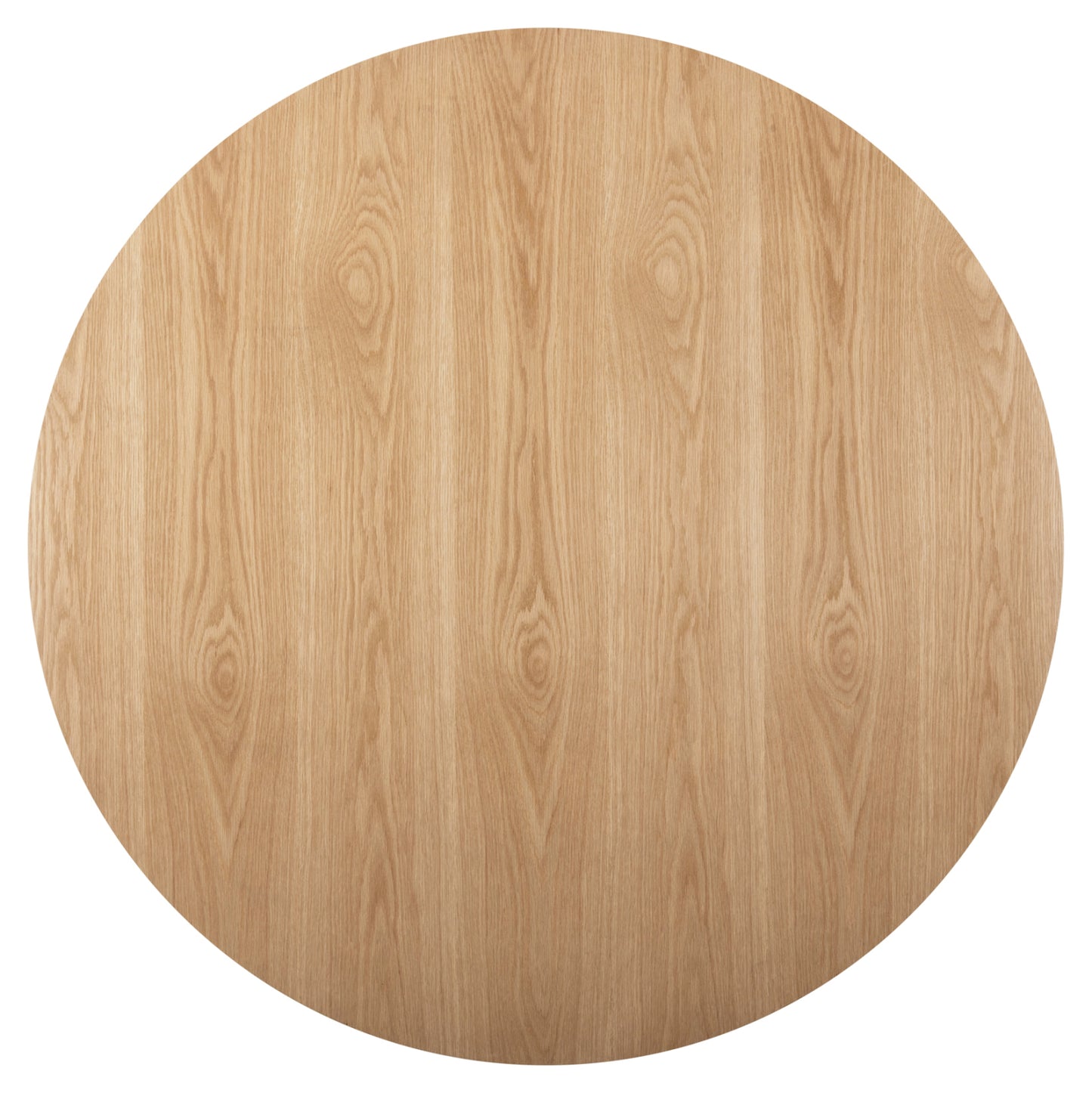 DINING ROUND TABLE DENTY HM9612.01 MDF WITH OAK VENEER-OAK COLOR Φ120x75Hcm.