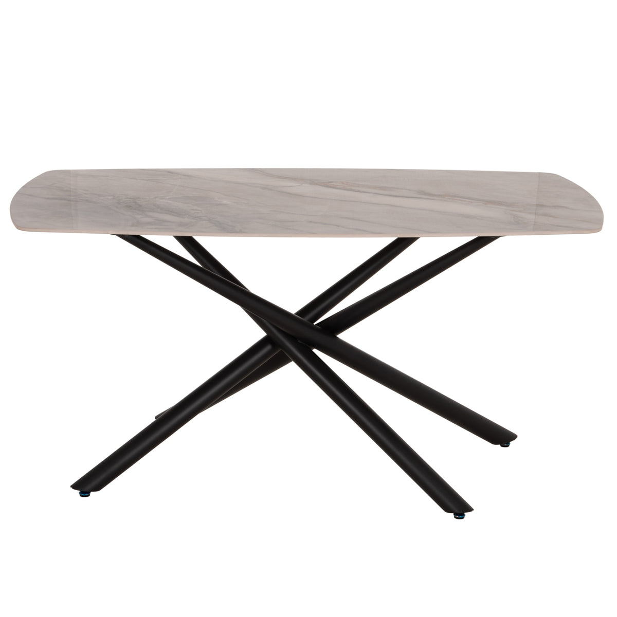 ΤΡΑΠΕΖΙ ΤΡΑΠΕΖΑΡΙΑΣ ISKA HM18420 ΚΕΡΑΜΙΚΟ TOP ΣΕ ΛΕΥΚΟ/ΚΑΦΕ ΜΑΡΜΑΡΟ 160x90x79Υεκ