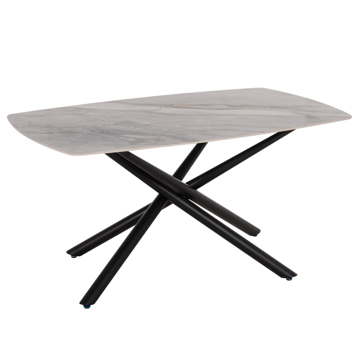 ΤΡΑΠΕΖΙ ΤΡΑΠΕΖΑΡΙΑΣ ISKA HM18420 ΚΕΡΑΜΙΚΟ TOP ΣΕ ΛΕΥΚΟ/ΚΑΦΕ ΜΑΡΜΑΡΟ 160x90x79Υεκ