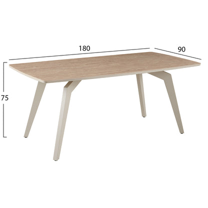 ΤΡΑΠΕΖΙ ΤΡΑΠΕΖΑΡΙΑΣ MOFF HM18466.04 SINTERED STONE ΣΕ ΤΡΑΒΕΡΤΙΝΑ 180x90x75Υεκ