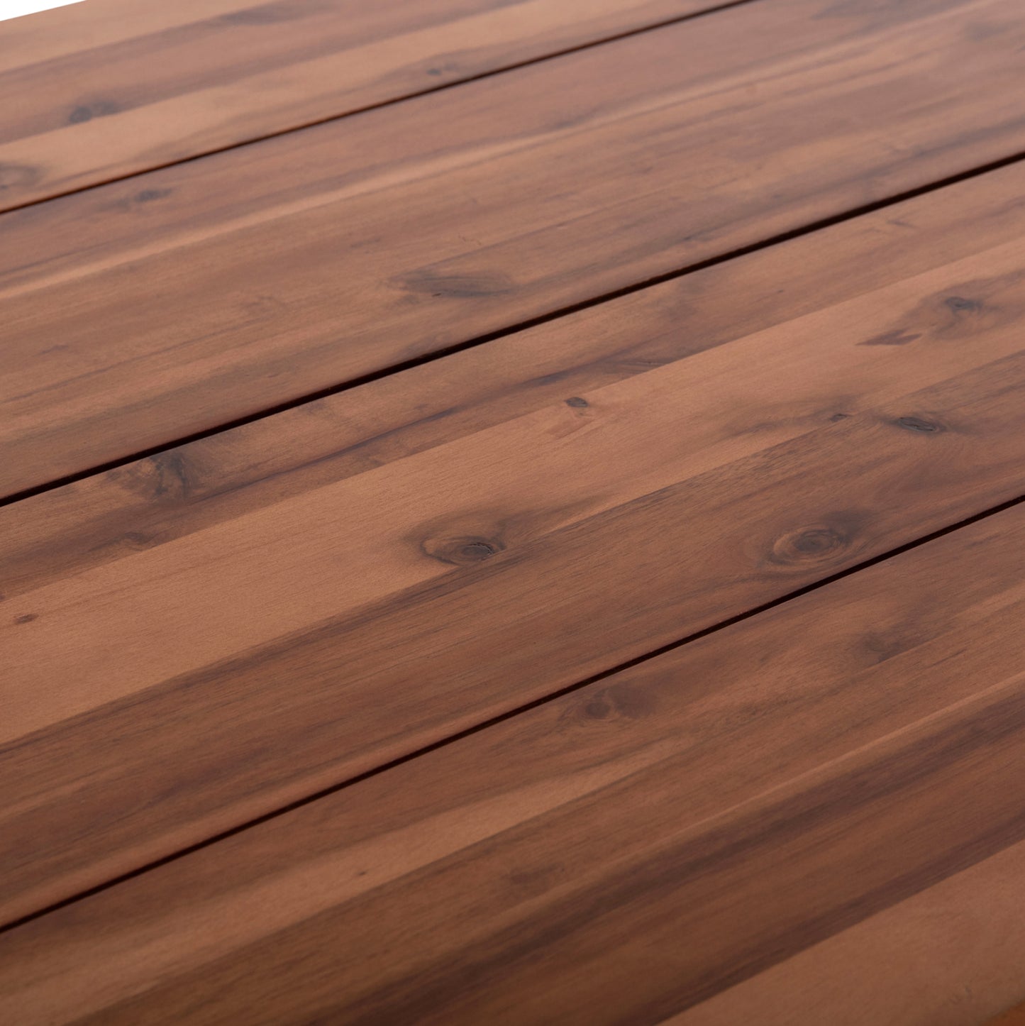 OUTDOOR DINING TABLE FRIGGO HM6298.01 ACACIA WOOD 3.5cm thick--METAL LEGS 200x100x77Hcm