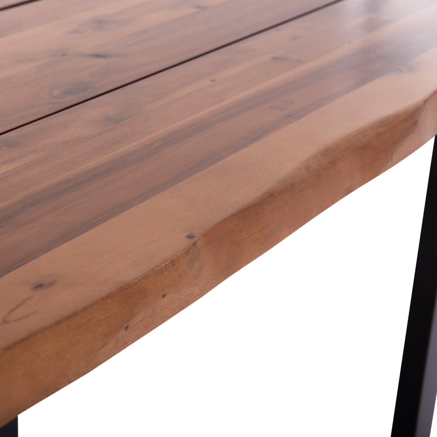 OUTDOOR DINING TABLE FRIGGO HM6298.01 ACACIA WOOD 3.5cm thick--METAL LEGS 200x100x77Hcm