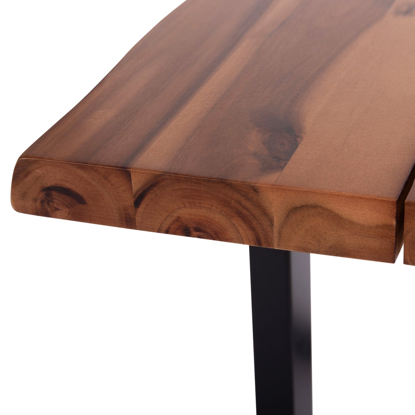 OUTDOOR DINING TABLE FRIGGO HM6298.02 ACACIA WOOD 2.6cm thick--METAL LEGS 200x100x76Hcm