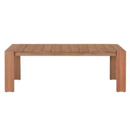 DINING TABLE FILEM HM6450 ACACIA WOOD IN LIGHT NATURAL WOOD 220x100x77Hcm.