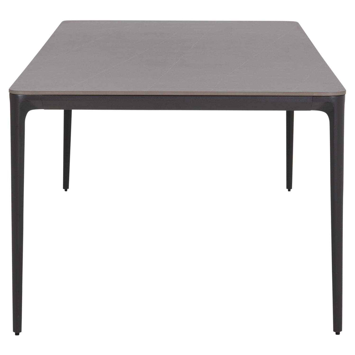 DINING TABLE STAD HM6558.01 GREY ALUMINUM FRAME & SINTERED STONE TOP 220x100x74Hcm.