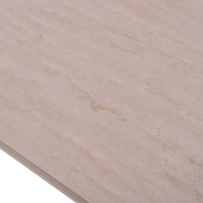 DINING TABLE STAD HM6558.02 BEIGE ALUMINUM FRAME--WHITE SINTERED STONE 220x100x74Hcm.