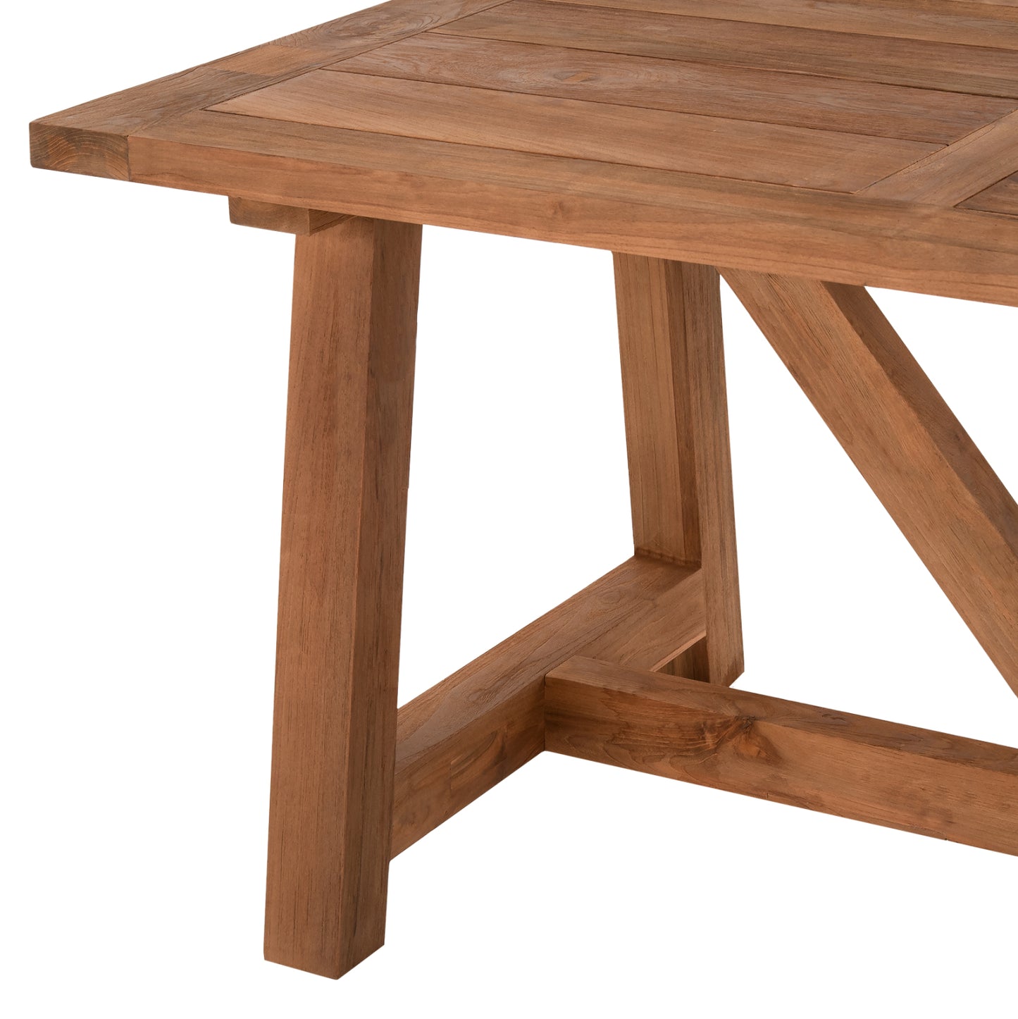 DINING TABLE HM7922 RECYCLED TEAK IN NATURAL COLOR 200X100X75Hcm.