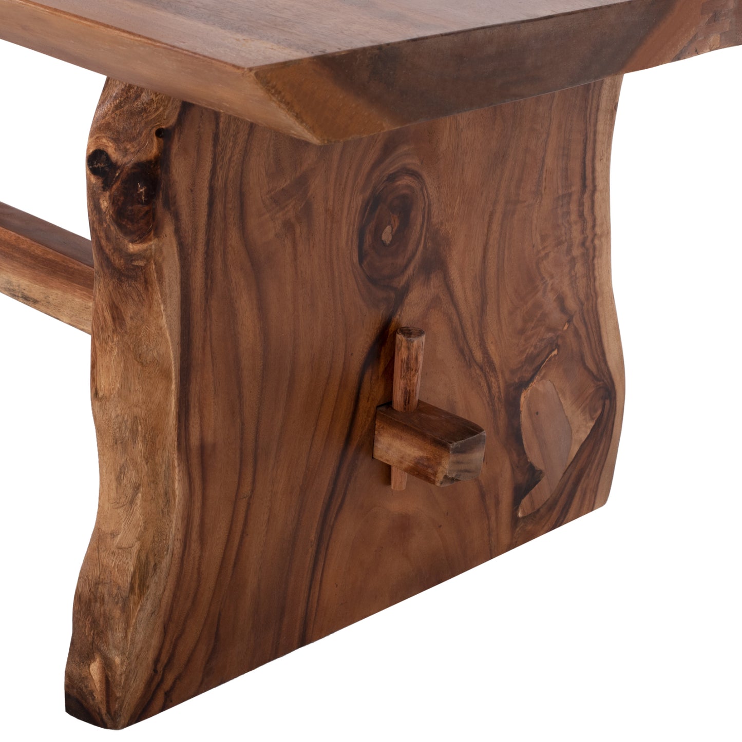 DINING TABLE EGON HM9489 SOLID SUAR WOOD 240X120X77Hcm.
